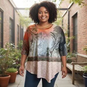 🆕 City Chic “Avenue” plus size blouse. Size 18/20.